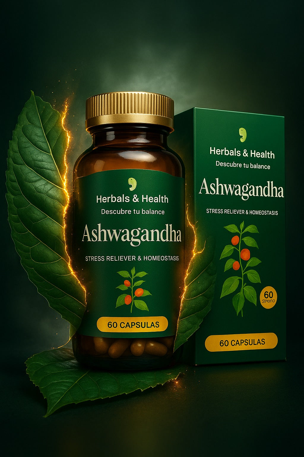 Ashwagandha con KSM-66 | Manejo natural del estrés